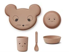 Liewood mouse pale tuscany servicesæt Brody (4-pack)